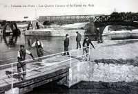 Les 4 canaux,histoire,portes,lez,canal du rhône à Sète